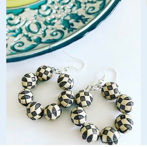 🌼new 🌼Handmade hoop earrings